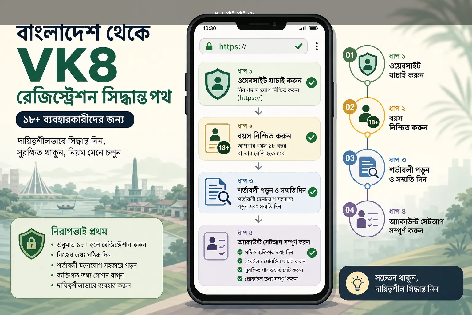 VK8 register decision checklist for Bangladesh users
